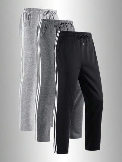 Men's Casual Straight Leg Pants, Suitable For Fitness Training And Outdoor Activities, Great Gift For Boyfriend