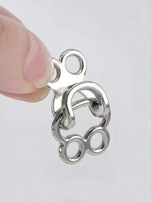 10pcs Of Metal Alloy Invisible Buckles, Hook Eye Buckles, Used For DIY Sewing, Invisible Closure Buckles For Pants, Skirts, Collars, Coats, Sewing Accessories, Sewing Supplies