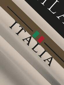 2pcs Men's Casual Striped Print Sweatshirt And Sweatpants Set, "MILANO" Letter Print Polyester Tracksuit - Multicolor - View 4