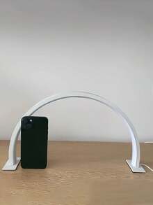 USB Powered Cordless Switch Desk Lamp, Suitable For Handcraft Lighting, Nail Care, Tattoo Decoration, Rainbow Desk Lamp, LED Nail Lamp, Half-Moon Desk Lamp, USB Powered, 3-Color Dimming Button, Suitable For Bedroom Or Study Nail Care And Reading, Living Room Cabinet Decor Lamp, Gift For Friends Or Loved Ones - Multicolor - View 5