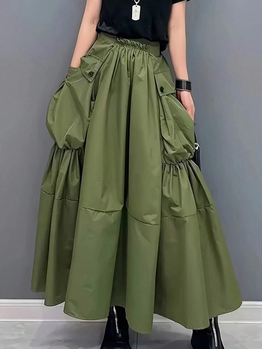 Women Skirts - Green - View 1