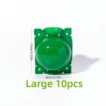 1 قطعة/10 قطع علبة زراعة جذور الأشجار، أداة زراعة الكرات الجذرية، علبة زراعة تحت ضغط عال لأقلمة العقل والتطعيم وترقيق الأوراق، ملحقات زراعة الشتلات والعقل النباتية - أخضر - مشاهدة 16