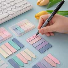 200pcs-Morandi Color Index Stickers Note Material Classification Stickers In Style 2 Sets