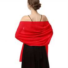 Elegant Bubble Chiffon Shawl Hijab Women Lightweight Shawl And Wrap Female Foulard Casual Outings And Evening Events - XW398-42 - 查看 11