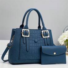 Women Shoulder Bags - 藍色 - 查看 8