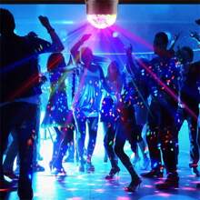 2pcs/1pc LED Stage Light With Remote Control, Disco, Party Light - Color Sound Activated Stage Lighting For KTV, Home Decor, Birthday, Bar, USB Powered, Multi-Room Compatible, Event Lighting | Colorful LED Lights | Easy Installation Disco Party Supplies