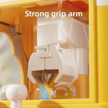 1pc Children's Cartoon Claw Machine Toy, Mini Grabber Claw, Suitable For Children To Develop Fine Motor Skills And Improve Hand-Eye Coordination Fun, Family Interactive Game, Ideal For Christmas, New Year, Birthday Gifts, No Battery Required, Comes With 6 Small Balls - Multicolor - View 8