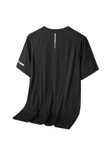Camiseta de entrenamiento para mujer de secado rápido, de manga corta, transpirable y ligera para ejercicio al aire libre