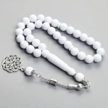 45 颗树脂伊斯兰念珠念珠，穆斯林 Tasbih Dhikr 计数器 Misbaha - 彩色 - 查看 4