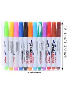 Zufällige Farbe 1/8/12/24/36 Magische Aquarellstifte mit schwimmender Tinte, geeignet zum Malen, aus PP-Material, Keramiklöffel, Acrylmarkierstift, minimalistisches Design, geeignet zum Malen und künstlerischen Schaffen, wasserfest, undurchlässig, für die meisten Oberflächen geeignet, Geburtstagsgeschenke, Partygeschenke (Muster, Text und Logos auf der Außenhülle sind zufällig)