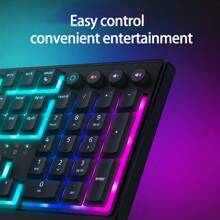 RAZER 雨林狼蛛V3輕機械鍵盤 全尺寸佈局 靜音輕機械軸體+RGB背光+記憶棉腕托 電競遊戲辦公室打字全能舒適之選