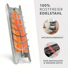 Rotatable Stainless Steel Flame Controller, Suitable For Fire Pit/Grill/Smoker. Multifunctional Salmon Grilling Plank, Easy To Clean And Carry, Ideal For Camping, Yard, Garden, Picnic And Beach Parties.