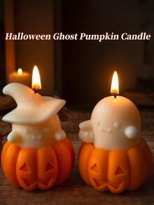 Halloween Pumpkin Aromatic Candle,Candles Scented,Party Decoration,Creative Funny Gift Ornaments,Relieve Fatigue,Purify Air,Remove Odors,Long Lasting Fragrance,For Home Decorations,Halloween,Relaxing Gifts,Bedroom Decor,Room Decor Aesthetic - Multicolor - View 5