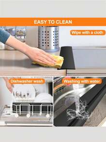 1pc Durable Silicone Kitchen Gap Sealing Strip, Waterproof, Heat-Resistant, Oil-Proof, Suitable For Sealing Gaps Between Kitchen Cabinets, Ovens, Appliances, Washers, Stoves, Practical And Reusable, Easy To Cut To Fit, Easy To Clean, Essential For Home And Restaurant