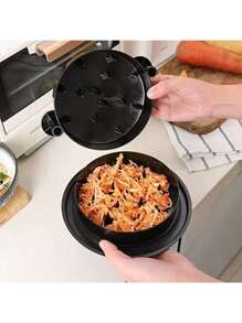 1pc Easy To Use Chicken Shredder - Perfect For Meat And Rice Dishes, Fast And EfficientFitted With Handle And Non-Slip Base, Rustproof Plastic Kitchen Gadgets - Perfect For Easter, Christmas, Hanky Panky, Thanksgiving - No Power Required!