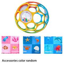 1PC Soft Baby Sensory Rattle Toys Shaker Spin Rattle Early Educational Learning Pliable Grasping Kids Grasp Ball,Gift For Baby