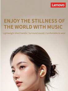 Lenovo Earbuds EA110 Bluetooth Wireless Earbuds TWS Mini Earphone Bluetooth 5.4 Touch Control Long Battery Life HD Voice With Mic - 均碼 - 查看 2