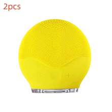 Electric Waterproof Silicone Cleansing InstrumentOpen 88VIP And Enjoy Year-Round Return Package Shipping Fees, Saving Up To 25 Yuan Per Order Electric Facial Cleanser, Cleansing Tool For Women And Men, Deep Pore Cleaner, Silicone Brush, Ultrasonic Vibration Facial Cleanser