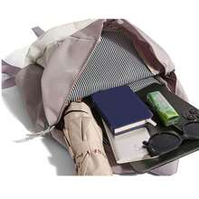 休闲时尚背包 - 宽敞的户外背包，坚固耐用，“别碰我的包”印花设计，适合徒步旅行、通勤和健身，户外装备 | 现代背包 | 耐用拉链开合