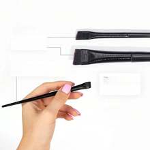 2 Pieces Angled Eyeliner Brush Set - Ultra Fine Tip | Synthetic Bristles | For Gel/Powder Liner & Brows | Professional Makeup Tools