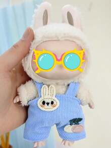 [仅衣服] 17cm 第二代 Sit-Sit Party 适合 心形毛衣+牛仔裤服装挂件