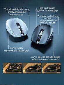 RAZER Chuột không dây hai chế độ Yamata no Orochi V2, thời lượng pin cực dài 200 giờ + thiết kế nhẹ, chế độ kép Bluetooth/2.4G, DPI 5 tốc độ, sử dụng kép cho văn phòng và chơi game, màu đen - màu đen - Xem 3