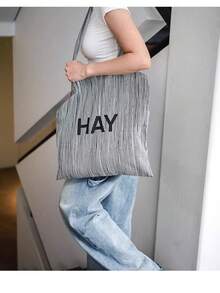 新款波点字母图案大容量休闲单肩包 - 彩色 - 查看 8