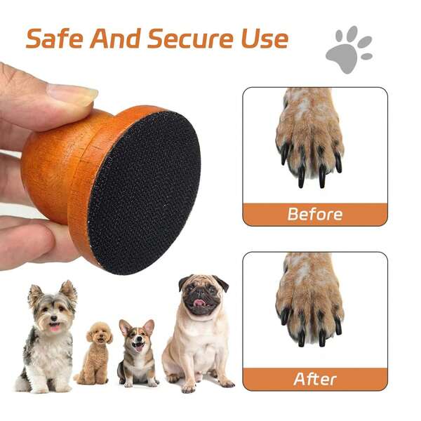 1 Pack Dog Nail File, Pet Nail Care, Dog Nail File, Scratching Cube For Dogs, Stress-Free Nail Care, Durable PP Material