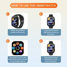 SIMSONLAB 1.83英寸高级儿童智能手表，带摄像头和游戏，男女皆宜，是理想的儿童生日礼物 - 彩色 - 查看 10