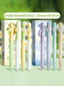 14pcs/8pcs/4pcs Rotating Twist Ballpoint Pens, High-Quality Ins Style Pens For Studying, Quick-Drying Black Ink Pens For Students, Smooth Writing Ballpoint Pens, Black Water-Based Pens, Back To School Supplies Gift