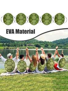 1个/5个万圣节派对道具EVA龟壳，逼真乌龟角色扮演配件 - 彩色 - 查看 3