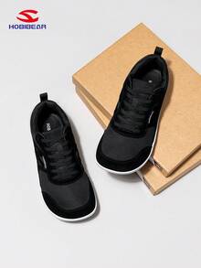 HOBIBEAR 零落差赤足鞋|男女款越野跑鞋|宽头时尚步行鞋 - 黑與白 - 查看 4