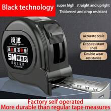 1 Peça Fita Métrica de Aço com Função de Trava/Régua de Engenharia, Régua Reforçada e Endurecida de 3 Metros/5 Metros/7,5 Metros/10m, Régua Doméstica de Alta Precisão, Resistente ao Desgaste e à Queda, Régua de Aço Inoxidável, Régua para Marcenaria, Régua de Medição Decorativa, Ferramenta de Medição para Desenho e Mapeamento, Cálculo