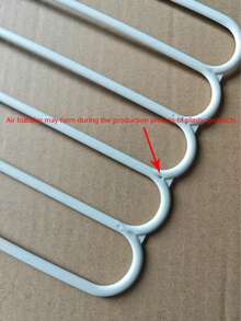 1pc 5-Layer Plastic Multifunctional Pants Hanger For Storing Ties Scarves And Pants, Space-Saving Wardrobe Organizer Ideal For Bedroom, Walk-In Closet, Dorm, Or Dressing Room, Sturdy Lightweight Plastic, 5-Tier Design Accommodates Pants, Ties, Scarves, Belts And Accessories, Smooth Non-Slip Racks, Easy Access, Clutter-Free Display, Modern Transparent Finish Complements Any Decor, Daily Outfit Prep And Seasonal Wardrobe Rotation - Multicolor - View 2