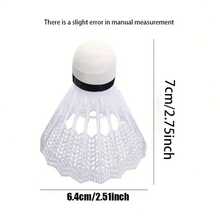 12pcs Colorful Badminton Shuttlecocks - Durable, Windproof And Elastic Plastic Training Balls, Suitable For Beginners, Indoor Badminton Accessories, Vivid Sports Equipment, Durable Plastic Balls Outdoor Garden, All Skill Levels, Sports Camping Accessories, Fun And Stylish, Sturdy Structure, Essential Sports Gear For Enthusiasts, Random Colors