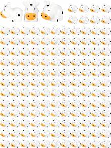 1/5/10/30/50/100 件可爱迷你奶牛雕像，微型树脂奶牛迷你奶牛摆件，树脂动物景观房屋 DIY 工艺品，微型动物雕像仙女花园微型苔藓景观 - 白色 - 查看 8