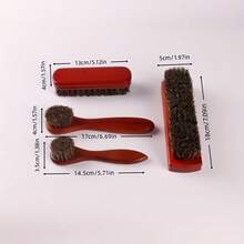 12Pcs Shoe Care Bag, Including Two Horsehair Shoe Brushes, Two Long-Handled Round Brushes, Two Mini Shoe Brushes, Two Colorless Shoe Polish And Two Polishing Cloths, A Medium-Sized Shoe Pull, And A Storage Bag.