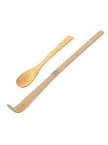 1/2/3件套日式茶匙，竹制抹茶茶匙，复古手工茶匙，茶道配件 - 1pc - 查看 16