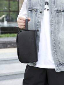 1pc Multi-Functional Portable Digital Accessories Storage Bag, Large Capacity Men's Waterproof Toiletry Bag For Travel, Shower, Swimming, Business Trip - Multicolor - View 5