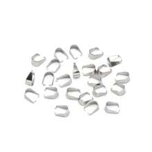 10/100pcs Stainless Steel Lobster Clasp Pendant Connector, Bracelet Necklace DIY Jewelry Accessories