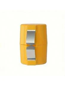 3pcs Stainless Steel Egg Separator - Quick Egg Yolk Separator, Durable, Essential For Kitchen Baking, With Ergonomic Yellow Handle And Fast Cracking Function