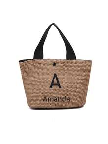 1个波西米亚风大号编织手提包 - 容量充足的黑白手提包，适合海滩、露营和户外活动，磁扣设计，是女性冒险、通勤、上学和购物的理想之选，方便户外活动，也是送给朋友和闺蜜、教师的完美礼物，是度假和节日的完美选择，也是送给老师的圣诞节、感恩节礼物，用途广泛，容量大，功能多样，色彩缤纷，可爱，简约，趣味，卡哇伊，千禧年风格，极简主义，通勤，商务休闲，基础款，可定制，个性化，独特，个性化定制，送给他的理想礼物，送给她的理想礼物，送给家人、朋友、女朋友，适合周年纪念日、生日、节日/度假、户外/郊游/旅行/徒步/体育场/运动/攀岩等场合。商务/通勤/工作/办公，定制女士包袋，新年魅力，波西米亚风，旅行收纳包，假日必备 - 彩色 - 查看 20