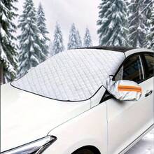 Heavy Duty Thick Windshield Snow Cover - Frost & Sun Protection - Fits Sedans And Some SUVs, Perfect For Summer/Winter - one-size - View 3