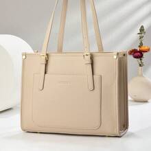 Women Tote Bags - 咖色 - 查看 6