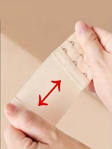 6 extensores de sutiã femininos, extensão elástica ajustável para alça de sutiã, acessórios macios para roupa íntima, cores sortidas, ajuste confortável - Multicolorido - Ver 8