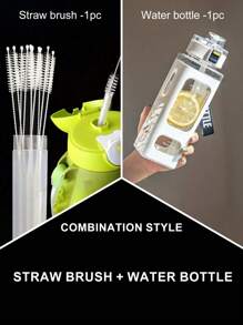Cup Straw Cleaning Brush, Reusable Straw Cleaner Fits 40/30/20 Oz Tumblers, 10mm Diameter Pipe Cleaner Suitable For Water Bottles And Straws, For Outdoor, Camping