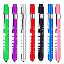 2pcs/3pcs Medical Pen Light, Reusable LED Medical Pen Flashlight With Pupil Scale Measuring Tape And Ruler For Nursing Students, White Light, Warm Light For Nurses, Students, Doctors Daily Use Pocket Nurse Aluminum Pen Light ,Dry Battery Power Supply(Batteries Not Included),Birthday Gifts, Graduation Season Gifts