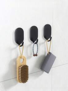 5 cái/10 cái/20 cái Móc màu trắng, đen, bạc, keo dính chắc, không đục lỗ, cửa nhà bếp và phòng tắm, móc gắn tường, không để lại dấu vết, móc dính, móc chịu lực - Nhiều màu - Xem 2