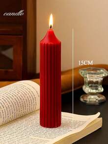 Christmas Aromatherapy Candle Center Decoration, Multiple Home Decoration Candles, Red Christmas Slender Candles, Suitable For Christmas Gift Decoration, Women's Gifts, Close Friend Gifts, Winter Gifts
