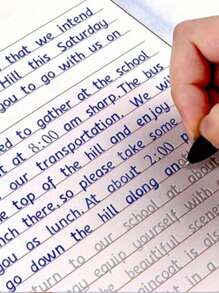 1Set 3D English Spelling Handwriting Exercise Books And American Character Books, Commonly Used English Alphabet Books, Complete Drip Manuals Of School Compositions, Student Stationery And School Supplies,Improve Thinking Ability,Improving Concentration - Multicolor - View 1